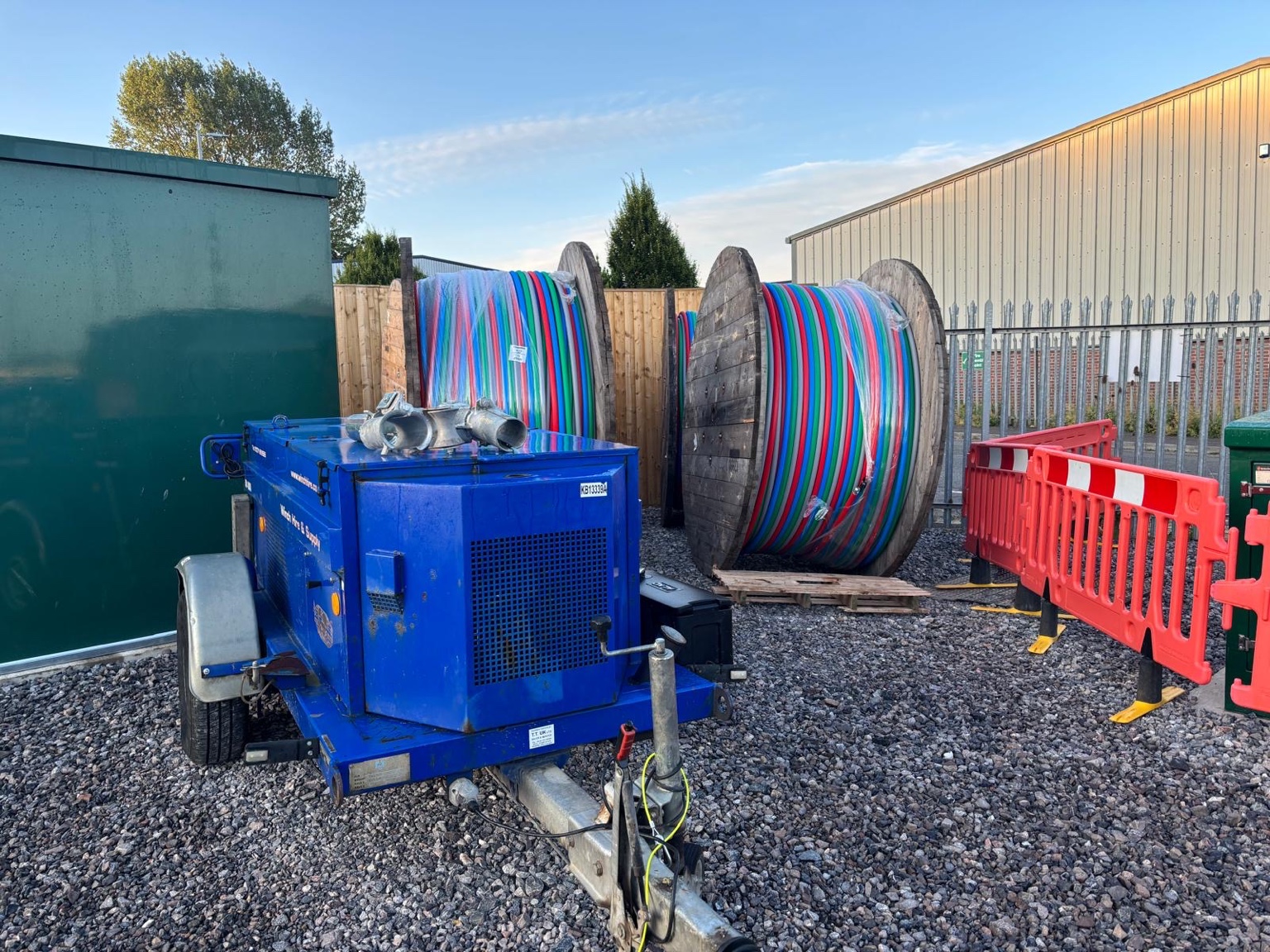 Utility cable installation security, Westbury
